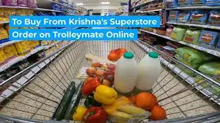 KRISHNAS INDIAN SUPERSTORE IN LONDON | Same-Day Grocery Delivery #superstore #london