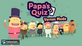 Papa's Quiz [Local Multiplayer Share Screen] : Versus Mode ~ 5 Rounds - Quiz
