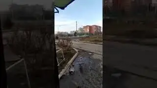 Trebuchet attack by russian artillery.