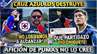 &iexcl;MARCA IMPOSIBLE! CRUZ AZUL DESTRUE A PUMAS EN EL OLIMPICO - CHIQUETE REGRESA A SU MEJOR NIVEL