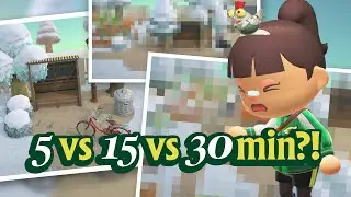 Perfection PARALYSIS!? ⏲️ 5 Minute, 15 Minute, 30 Minute Speed Build 🏝️ Animal Crossing New Horizons