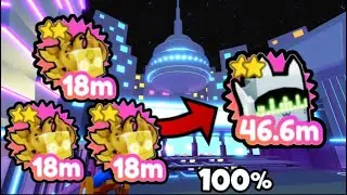 The BEST Fusing method to get (Techno cat) OP LEGENDARY 😱 100%! | Pet Simulator X 🔥