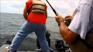 Lake Winnebago Walleye caught on a Reef Runner Crankbait