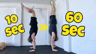 От 10 секунд стойки на руках до 60 секунд &mdash; сделайте это!