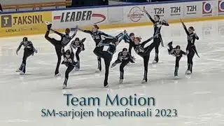 Team Motion - SM-sarjojen hopeafinaali 2023 - Synchronized skating Muodostelmaluistelu