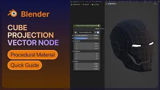 Easy Texturing in Blender with Vector Cube Projection
