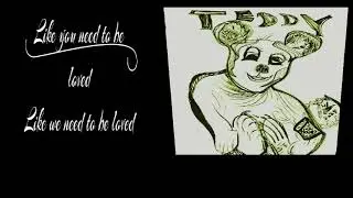 Teddy Bear Art, lyrics and vocals for ABOVE ALL LOVE by Jill Gatsby Music by Ken Pinkstaff RIP