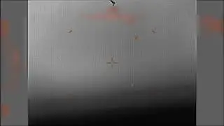 Smoke Trail From Shot Down Global Hawk