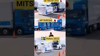 Emergency Braking Showdown: #UD Truck vs #Volvo vs #Mitsubishi