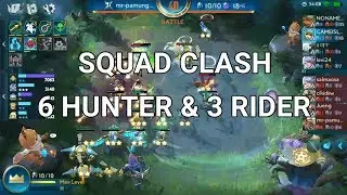 [CHESS RUSH][SQUAD CLASH][S1] NEW SEASON NEW MODE #45. 6HUNTER & 3RIDER