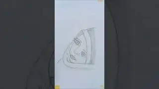 how to draw step by step Veiled Elegance: A Story Told Through Her Eyes