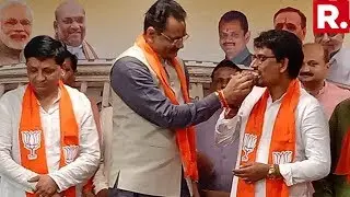 Former Cong MLA Alpesh Thakor Joins BJP In The Presence Of Gujarat BJP Chief