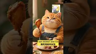 This is the dining room #englishlearning #cat #readingeanglish #funny