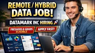 Best work from home job opportunity| DataMark Inc Hiring | Freshers & Graduates Eligible | 2026