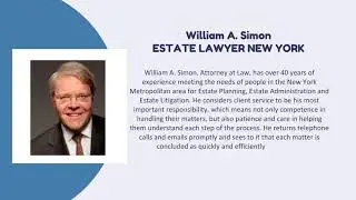 William Simon New York Probate Lawyer