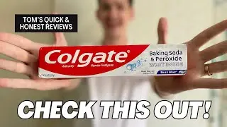 Colgate Baking Soda and Peroxide Whitening Toothpaste: That felt CLEAN!