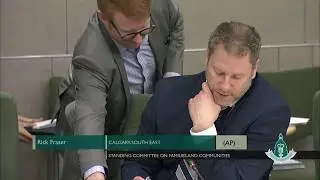 MLA Rick Fraser asks the Ministry of Community & Social Services on Main Estimates