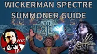 Wickerman Spectre + SRS Summoner budget Necromancer build guide | SSFHC Fall of Oriath 3.0 PoE