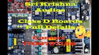 Class D Boards || 5.1 & 2.1 Amp Boards || Smps Boards || Full Reviews and Connection Details ||