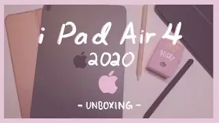 Unboxing 🍎 iPad Air 4, apple pencil + accessories 🌸