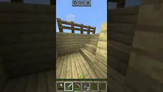 Построил начальный дом в Майнкрафте #minecraft