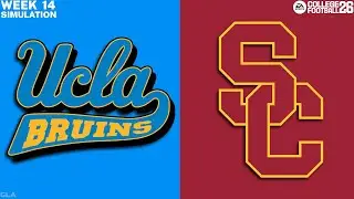 USC Trojans  vs. UCLA Bruins - Week 14 Simulation - CFB 26 PS5