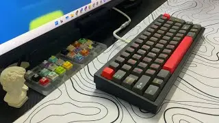 QK60 | Gateron Pure Sky | GMK Houhai - Sound Test