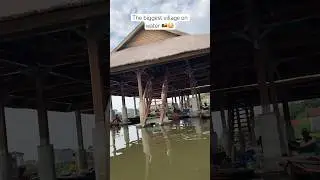 How These People in Africa Live On Water is Amazing 🌊 🇧🇯#water #travel #africa #benin #market