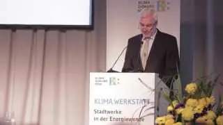 KLIMA.WERKSTATT, 09. November 2015: Rede von Garrelt Duin