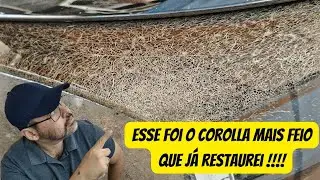 Como Fazer a Restauração de Farol de um Corolla 2015 Utilizando Vapor de Polímero!