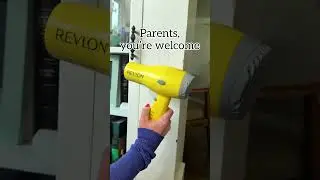 Remove crayon markings from walls using a hair dryer! #crayons #kids #parenting