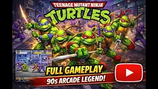 Teenage Mutant Ninja Turtles Full Playthrough! Classic Konami Action!