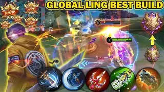 GLOBAL LING BEST BUILD STILL OVERPOWERED IN 2022 META - Mobile Legends
