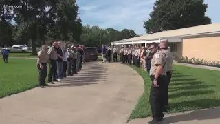 Procession for Waller County sheriff who died of apparent heart attack