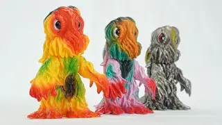 【ソフビ】オマージュカラー最高！ヘドラ大行進！ 【ユルアニ】CCP  ミドルサイズシリーズ  ★ godzilla SOFUBI  Japanese  toys ブルマァク