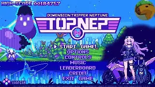 Dimension Tripper Neptune: TOP NEP (PC) - Longplay (Rail-Shooter)