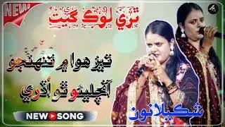 Tez Hawa Men Tunhinjo Aachalyo Tho Udry|| Shakeela Noon || Sindhi Sur Studio