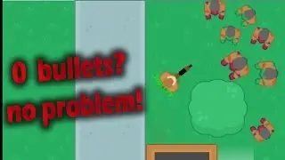 Braains.io Glitch! UNLIMITED Bullets!