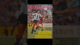 World Cup 82. Argentina 4 - Hungary 1. Goals Bertoni, Maradona (2), Ardiles and Poloskei.
