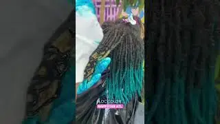 LOC COLOR✨ Book your appointment at www.NappStar.com #locs #locnation  #locstyles