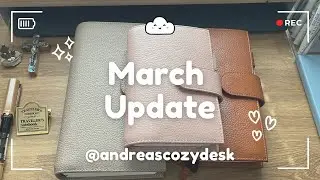 March Update 2025 | new de atramentis ink formula? moterm covers, TN, pens, stickers, more!