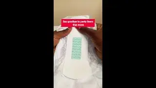 Panty liners that stay in place