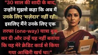 30 साल की शादी के बाद उसने मुझसे कहा कि मैं अब “मज़ेदार” नहीं रही… तो मैंने उसके लिए एक वन-वे ट्रिप
