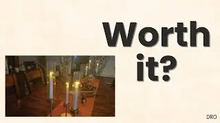 LED Flameless Candles Review &ndash; Homemory Taper Candlesticks