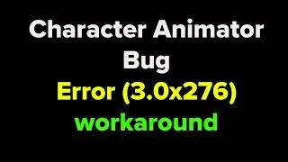 Adobe Character Animator Bug when importing Illustrator files