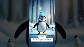 Tino&rsquo;s Wild Ice Slide Adventure!❄️🐧|Funny Penguin Cartoon for Kids #Shorts #bedtimestory #kidslearn