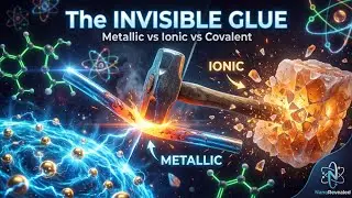 The Secret Force That Builds Our World:Metallic, Ionic & Covalent Bonds Explained