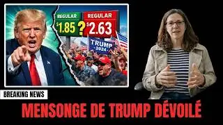 Trump pris en flagrant mensonge : $1,85 vs $2,63 et le chaos MAGA &eacute;clate en public