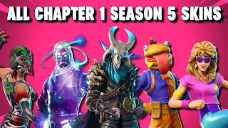ALL Season 5 Skins in Fortnite! (Chapter 1)