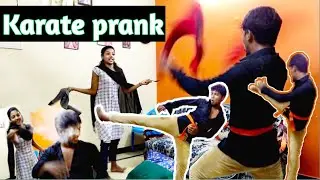 Karate prank on sister | tamil prank | pothum da swami